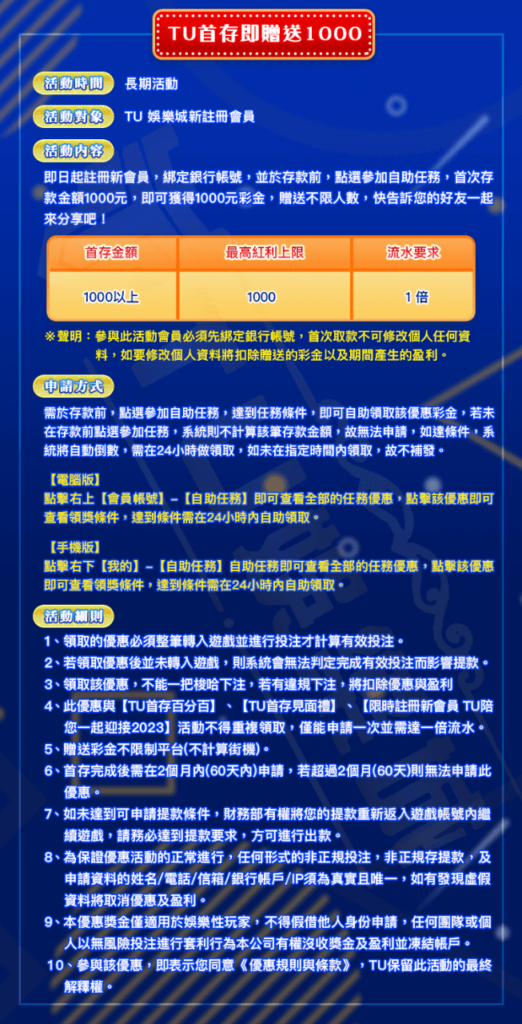 RG富遊全館優惠介紹